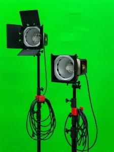 AlienBee B800 Studio Strobe with barndoor reflector