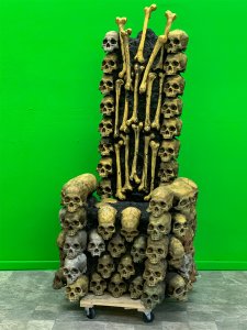 Skull throne