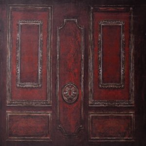 Red faux wall for set #2